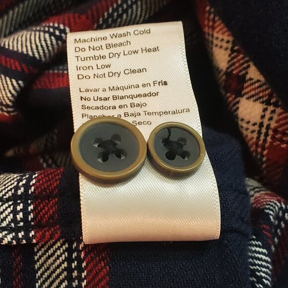 JACHS Plaid Long Sleeve Shirt Shacket Jacket Men's Size XL - Picture 6 of 13